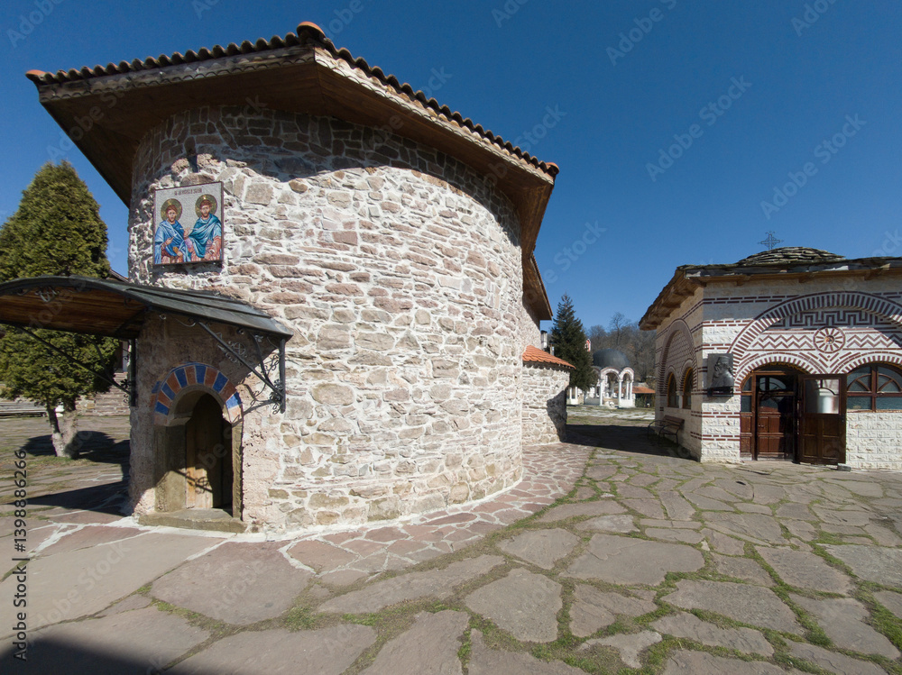 Medieval Tsarnogorski (Gigintsi) monastery, Bulgaria