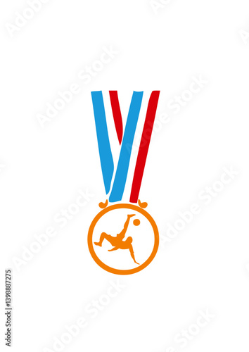 champion medaille football