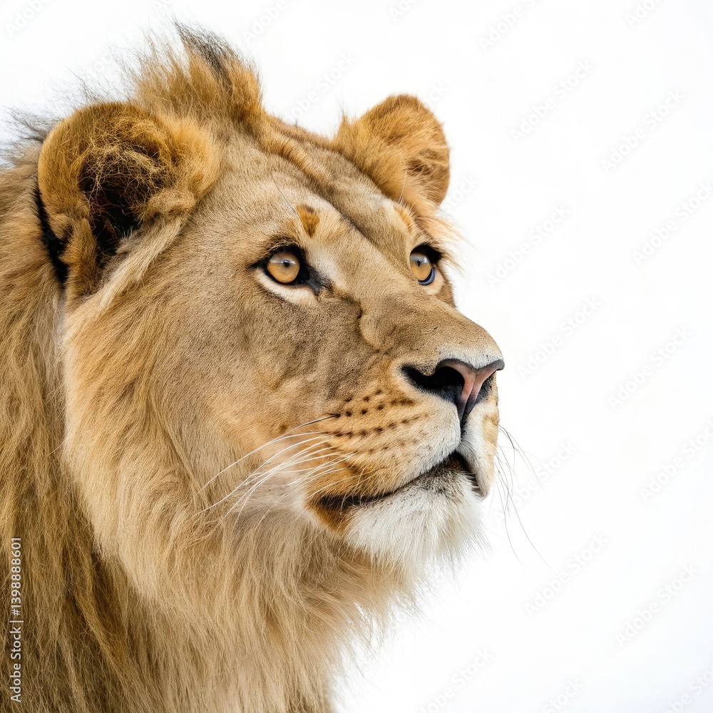 Fototapeta premium portrait of a male lion