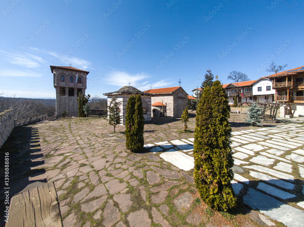 Medieval Tsarnogorski (Gigintsi) monastery, Bulgaria
