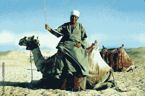 DESIERTO DE SAHARA BEDUINO PALMERAS EGIPTO