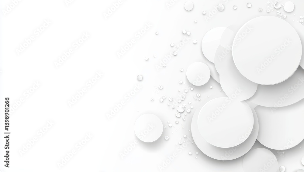 Abstract circles on white background Abstract circles on white background