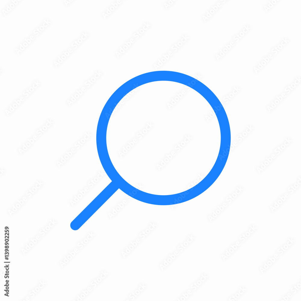 search lens icon sign vector search lens icon sign vector