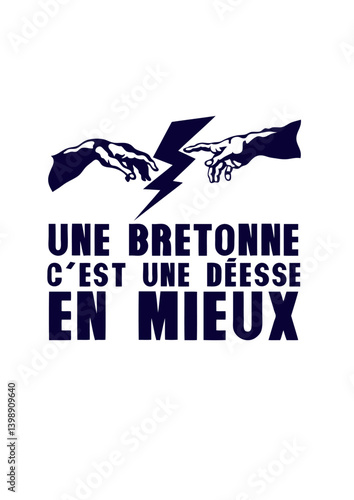bretonne deesse en mieux main eclair humour citation drole