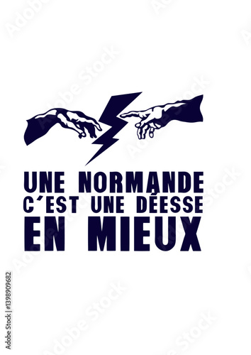 normande deesse en mieux main eclair