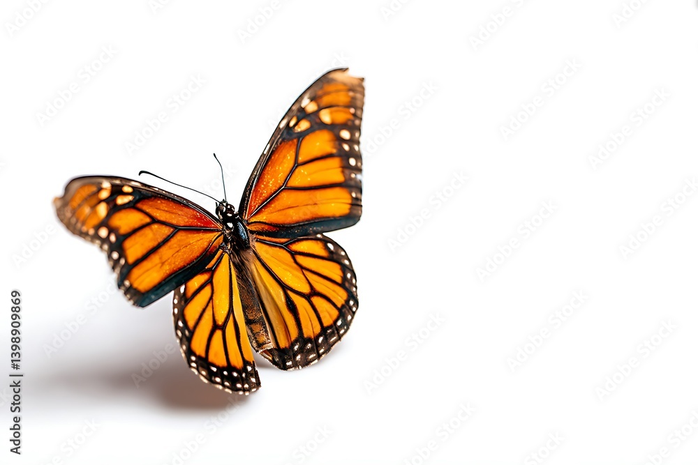 Butterfly layer on plain white setting
Butterfly layer on plain white setting