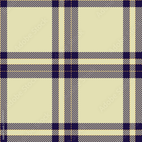 Elegant Smoky butterscotch & Rustic navy blue Seamless Tartan Fabric Design