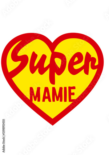 coeur super mamie