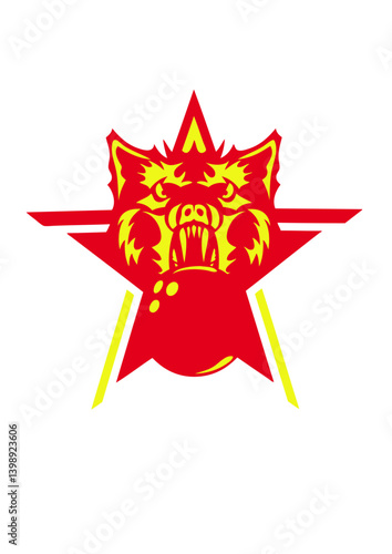 bowling loup garou logo sport