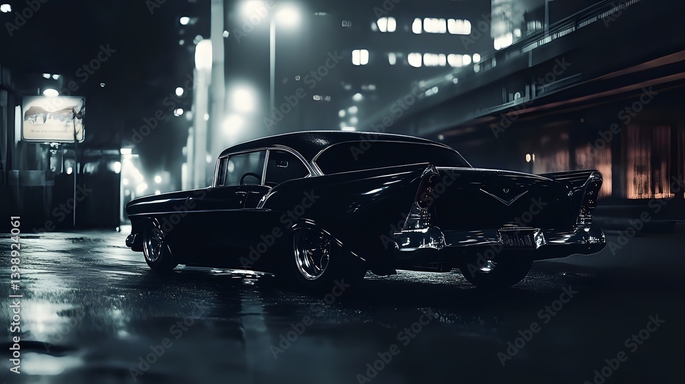Fototapeta premium Elegant Darkness: A Stylish Graphic Resource Dominated by Deep Black Tones, Designed for Modern, Minimalist, and Sophisticated Visual Projects