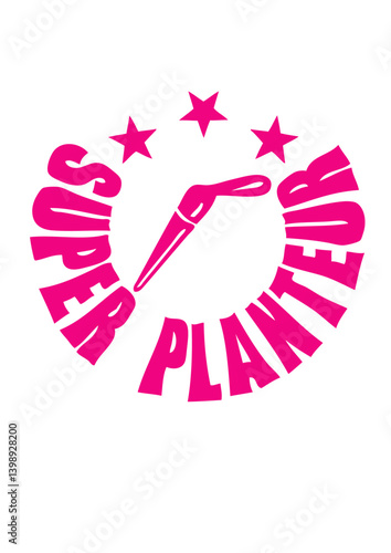 super planteur outil plantoir jardinage humour