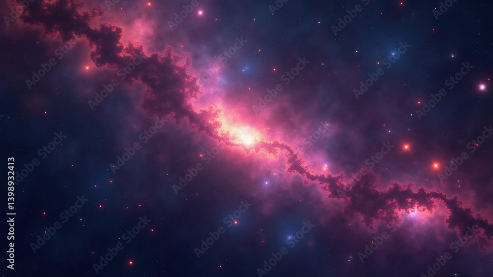 Fototapeta premium space galaxy background
