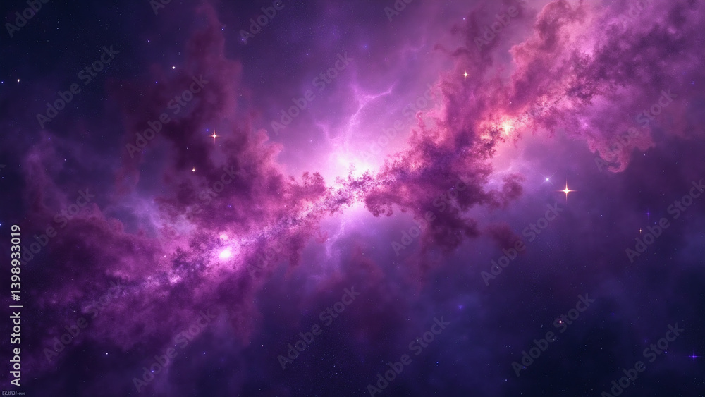 Fototapeta premium abstract violet space background