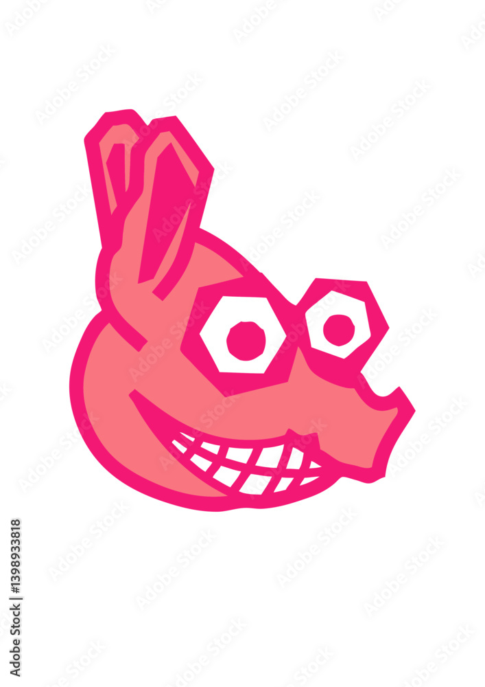 Obraz premium cochon design animaux forme