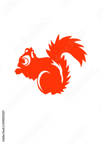 ecureuil dessin profil animaux