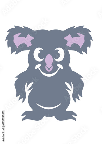 Canvas Print koala dessin animaux enfant