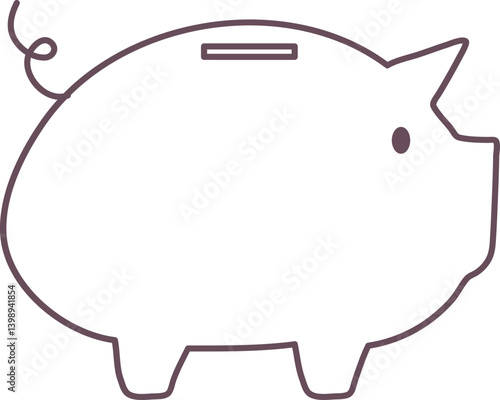 Piggy bank icon