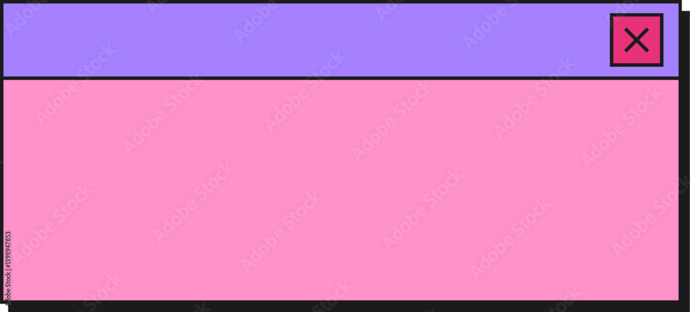 Lined Retro UI Internet Browser Lined Retro UI Internet Browser