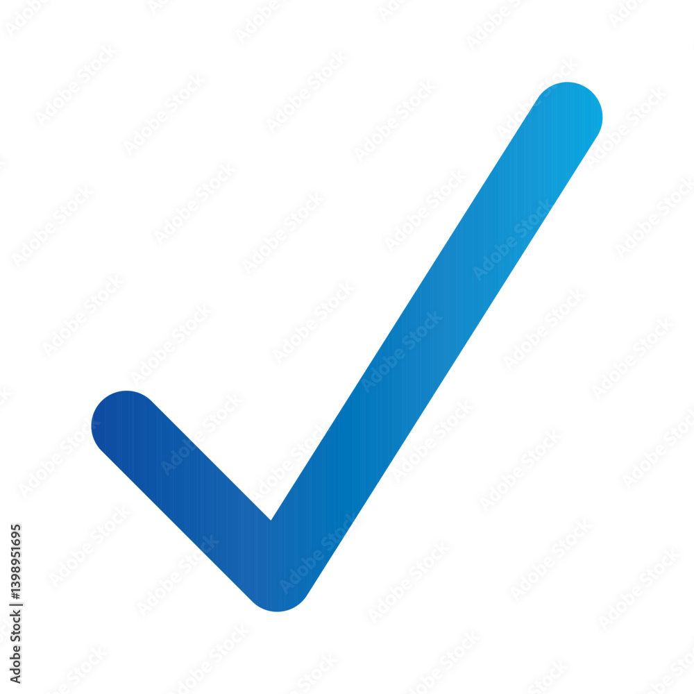 Blue positive vote button with checkmark accept complete task badge vector illustration. Success confirmation logotype keypad agree approved check mark. Done checkbox. Tick button emoji icon. Blue positive vote button with checkmark accept complete task badge vector illustration. Success confirmation logotype keypad agree approved check mark. Done checkbox. Tick button emoji icon.