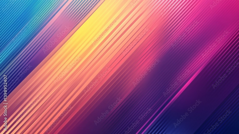Bright lines background. Gradient geometric template wallpaper