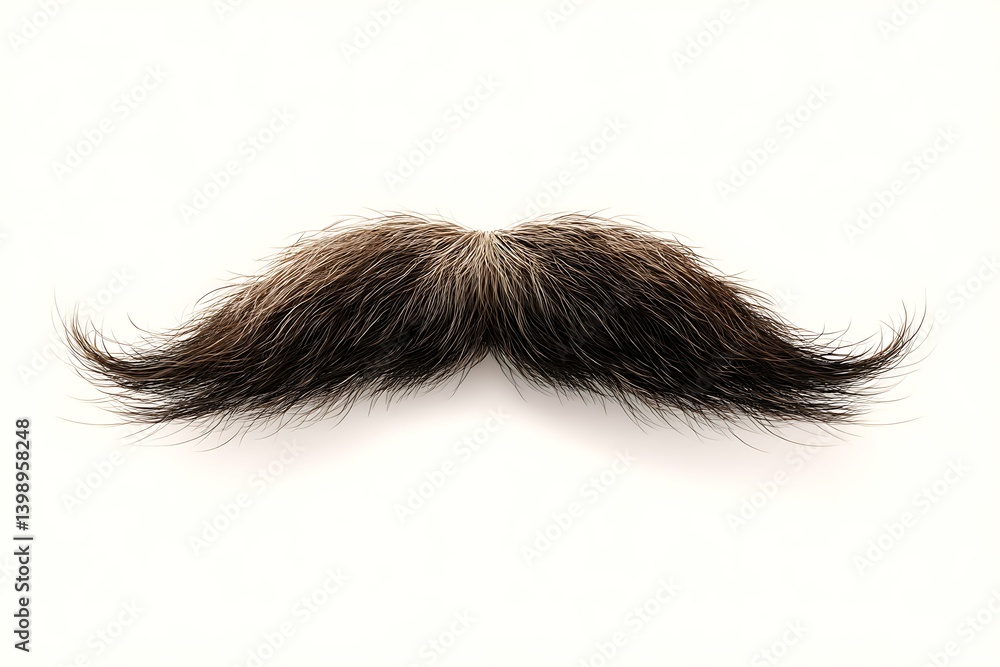 Natural Moustache White Background Solo
Natural Moustache White Background Solo