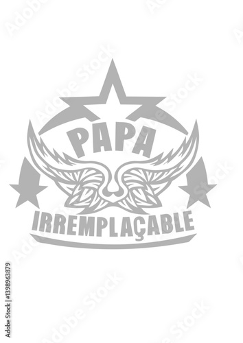 papa irremplacable aile aille logo