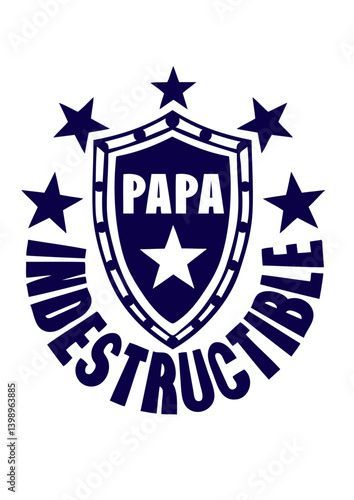 papa indestructible logo fetes des peres