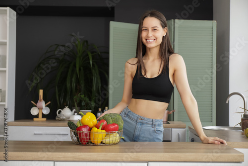 Beautiful young happy woman...