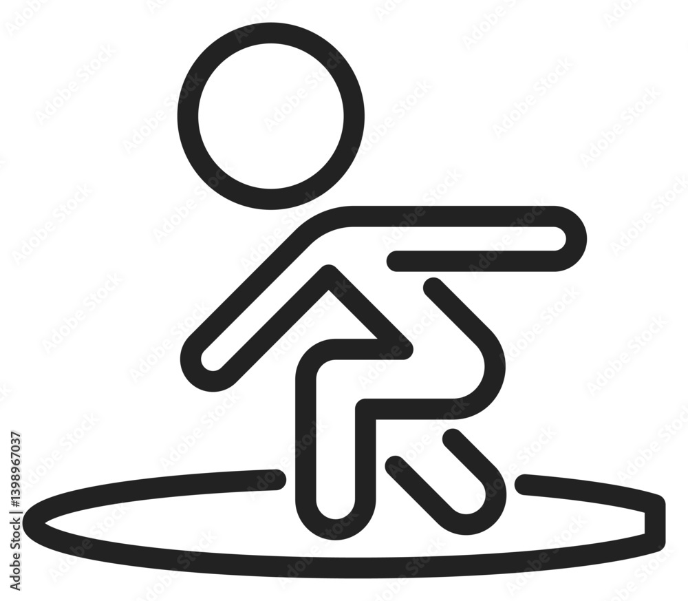 surfing clip art icon symbol, aquatic sport, isolated line vector illustration surfing clip art icon symbol, aquatic sport, isolated line vector illustration