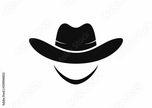 Western Silhouette: A stylized silhouette of a cowboy hat evokes the spirit of the American West. It embodies the rugged individualism and frontier spirit, a symbol of freedom and adventure.
