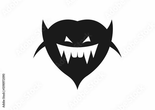 Anger in the Heart: A stark, monochrome illustration of a heart, transformed by the emotion of anger, is a visual representation of a troubled state of mind.