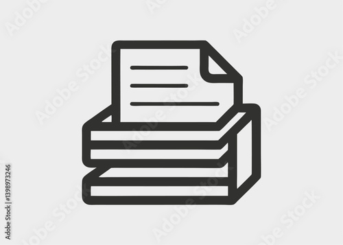 Pile of Paperwork: A graphic illustration shows a stack of meticulously organized paper, highlighting the essential nature of documentation and information management.