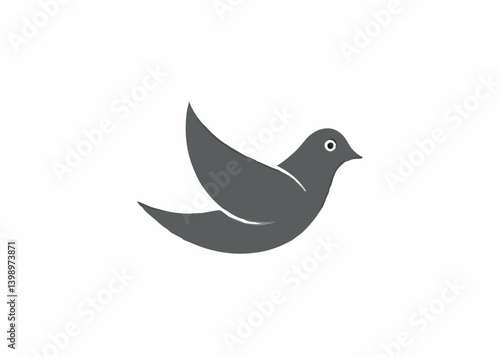 Dove of Peace: A simple, yet powerful image of a dove in mid-flight, its wings outstretched, symbolizing peace, hope, and freedom.