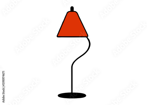 Minimalist Desk Lamp: A sleek, modern desk lamp casts a warm glow, illuminating the surface with functional elegance. Aesthetically pleasing and practical for any contemporary workspace.