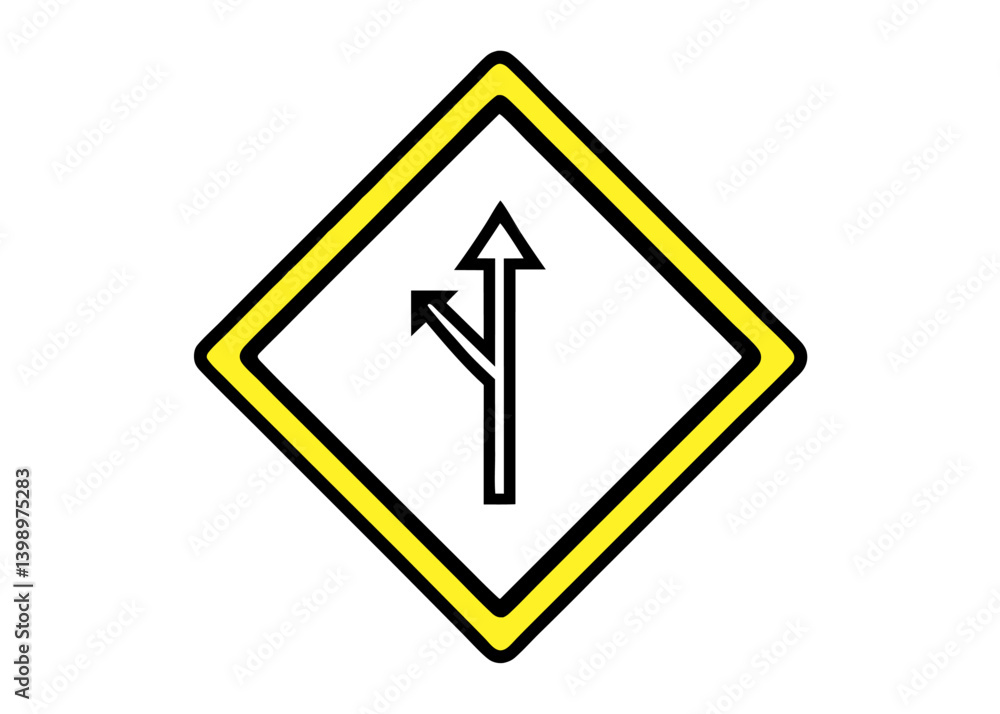 Road Sign: Directional arrow signage, a symbol of guidance. Road Sign: Directional arrow signage, a symbol of guidance.