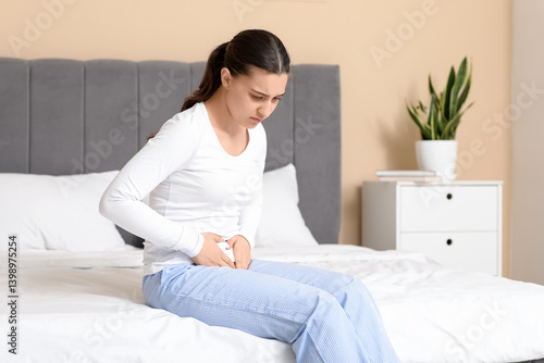 Young woman suffering from ...