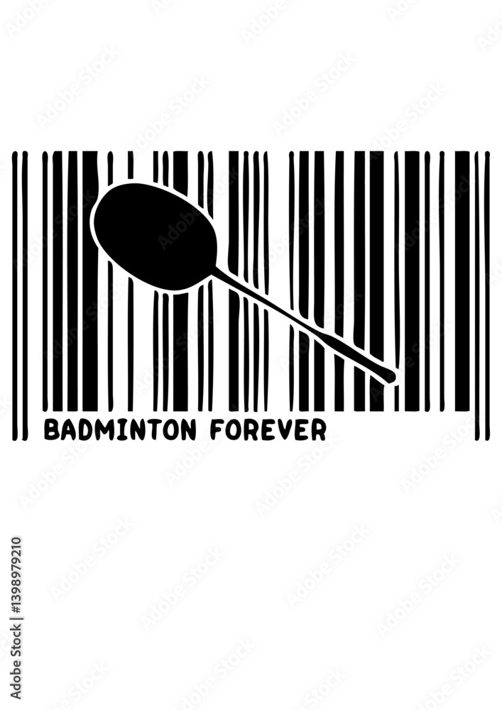 code barre raquette badminton