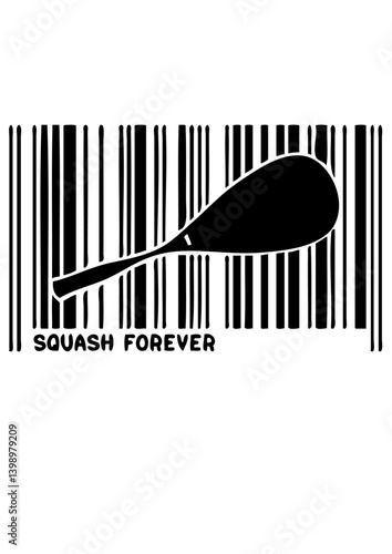 code barre raquette squah