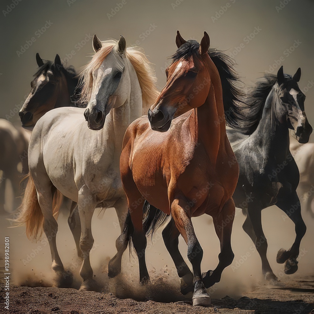 horses on the beach horses on the beach