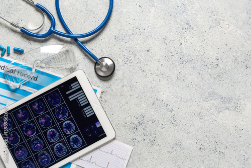 Tablet computer and medical...