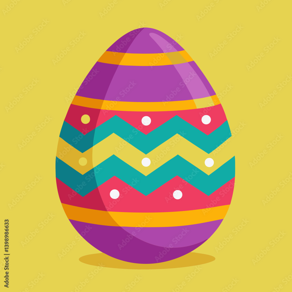 Simple Easter Egg – Vector Illustration Simple Easter Egg – Vector Illustration