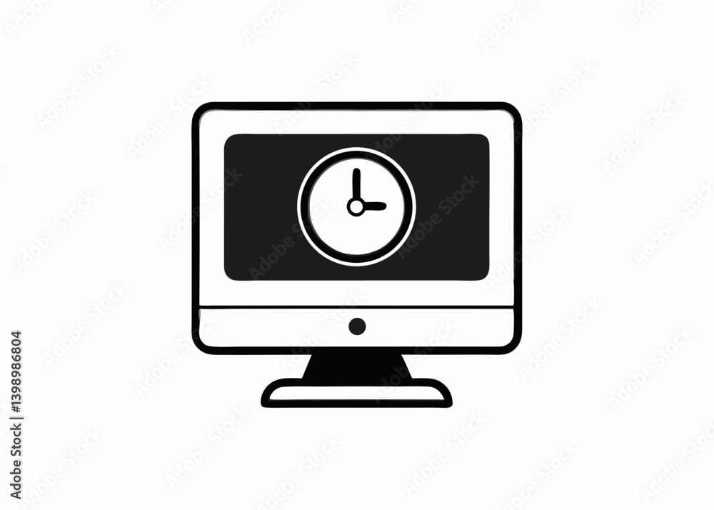 This vector illustration shows a flat digital computer monitor screen, complete with a button and a computer mouse, representing modern desktop technology for internet and business use
This vector illustration shows a flat digital computer monitor screen, complete with a button and a computer mouse, representing modern desktop technology for internet and business use