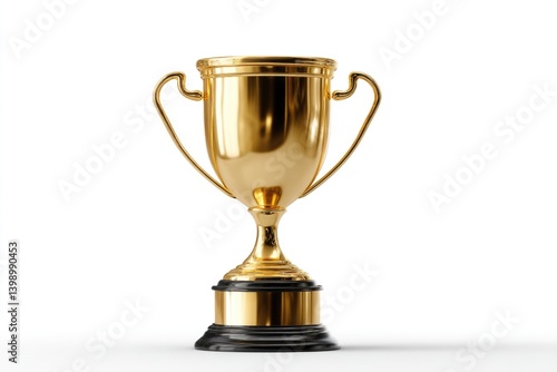 Wallpaper Mural A high-resolution image of a golden trophy set against a clean white background. Torontodigital.ca