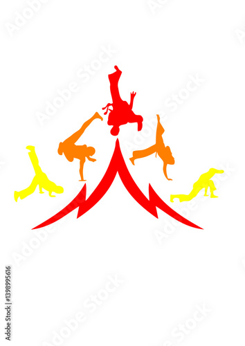 animation capoeira groupe logo club