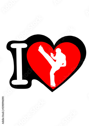 I love capoeira coeur