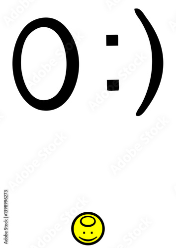 smiley ange caractere alpha very numerique symbole