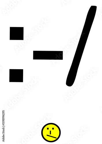 smiley decu caractere alpha very numerique symbole