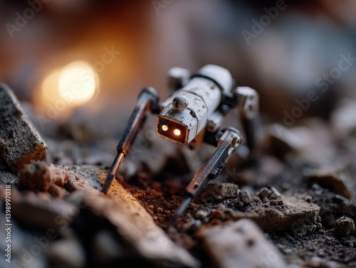 Small robotic creature with...