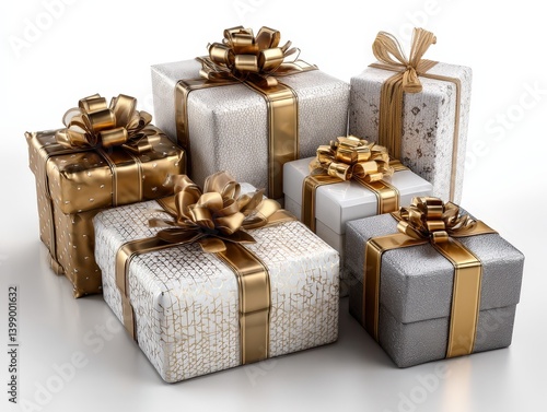 Luxurious wrapped presents ...