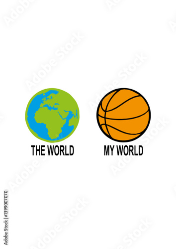 the world my basket basketball humour sport